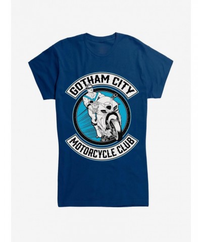 DC Comics Batman Nightwing Motorcycle Club Girls T-Shirt $11.45 T-Shirts