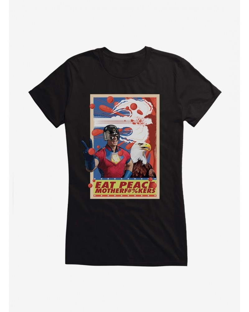 DC Comics Peacemaker Eat Peace Girl's T-Shirt $8.96 T-Shirts