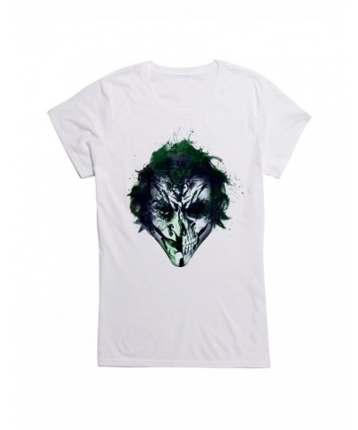 DC Comics Batman Joker Portrait Girls T-Shirt $9.71 T-Shirts