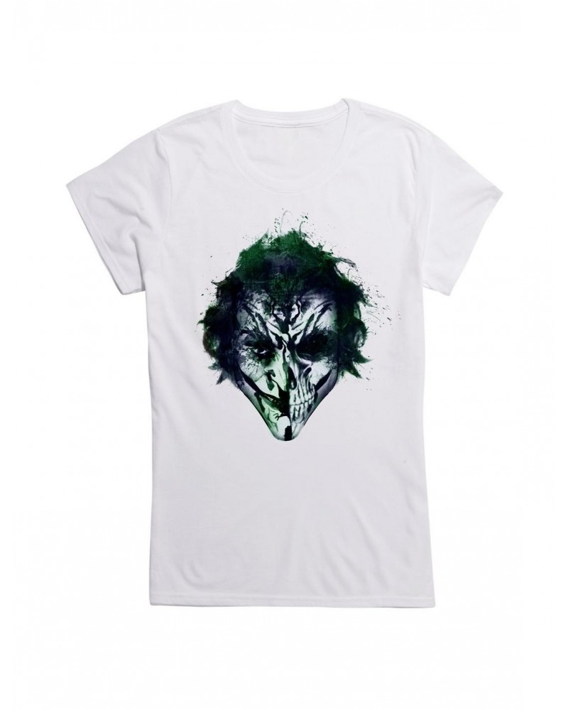 DC Comics Batman Joker Portrait Girls T-Shirt $9.71 T-Shirts