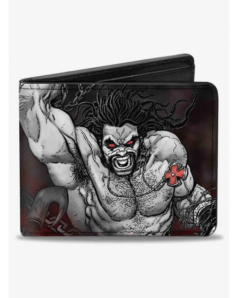 DC Comics Lobo Action Pose Justice League Forever Evil Issue 23.2 Cover Bifold Wallet $7.32 Wallets