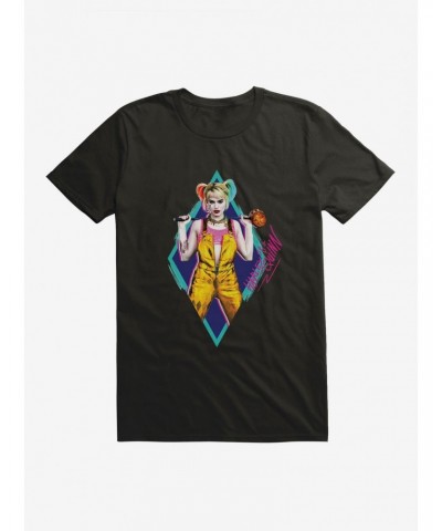 DC Comics Birds Of Prey Harley Quinn Neon Diamond T-Shirt $9.56 T-Shirts