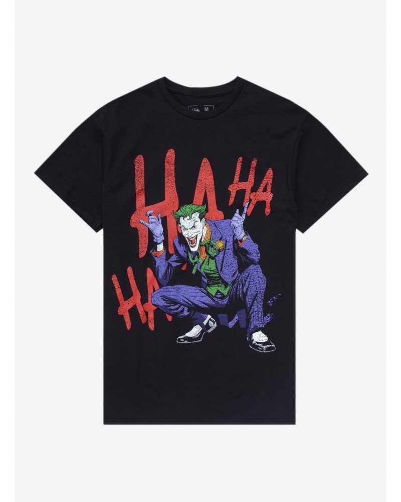 DC Comics Batman The Joker Laughing T-Shirt $12.14 T-Shirts