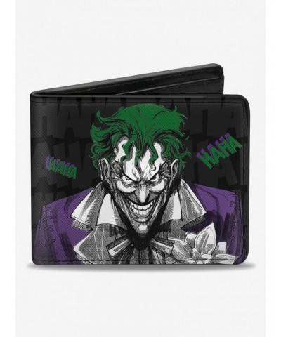 DC Comics Batman Joker Smiling Haha Bifold Wallet $7.94 Wallets
