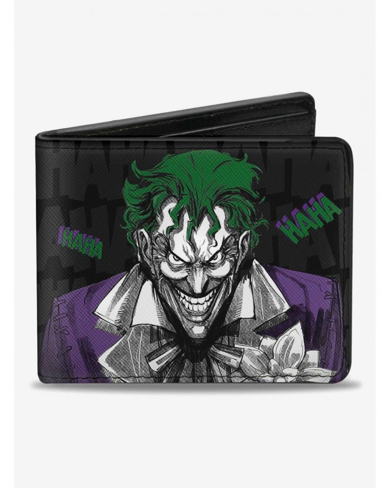 DC Comics Batman Joker Smiling Haha Bifold Wallet $7.94 Wallets