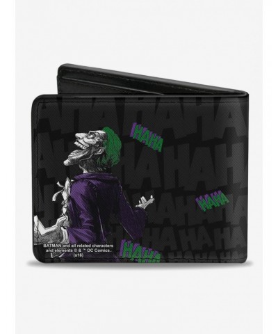 DC Comics Batman Joker Smiling Haha Bifold Wallet $7.94 Wallets