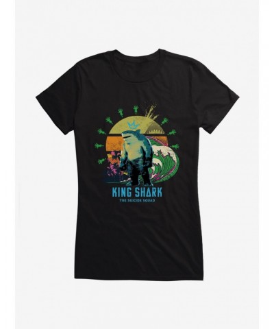 DC The Suicide Squad King Shark Crown Girls T-Shirt $11.21 T-Shirts