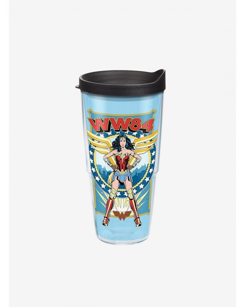 DC Comics Wonder Woman Retro 24oz Classic Tumbler With Lid $7.79 Tumblers