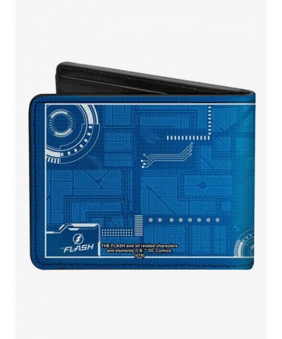 DC Comics The Flash Star Laboratories Circuitry Bifold Wallet $7.52 Wallets