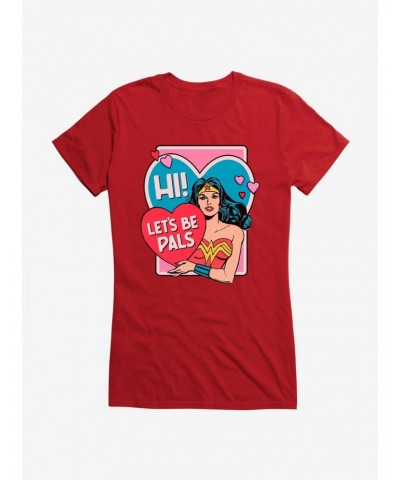 DC Wonder Woman Let's Be Pals Girls T-Shirt $12.45 T-Shirts