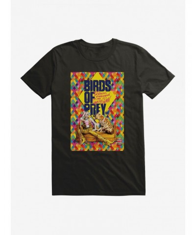 DC Comics Birds Of Prey Harley Quinn Movie Poster Black T-Shirt $8.84 T-Shirts