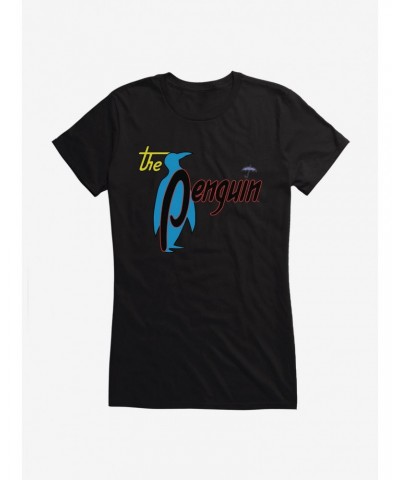 Batman The Penguin Logo Girls T-Shirt $8.47 T-Shirts