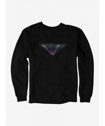 DC Comics Wonder Woman 1984 Dark Line Stack Title Sweatshirt $15.50 Sweatshirts