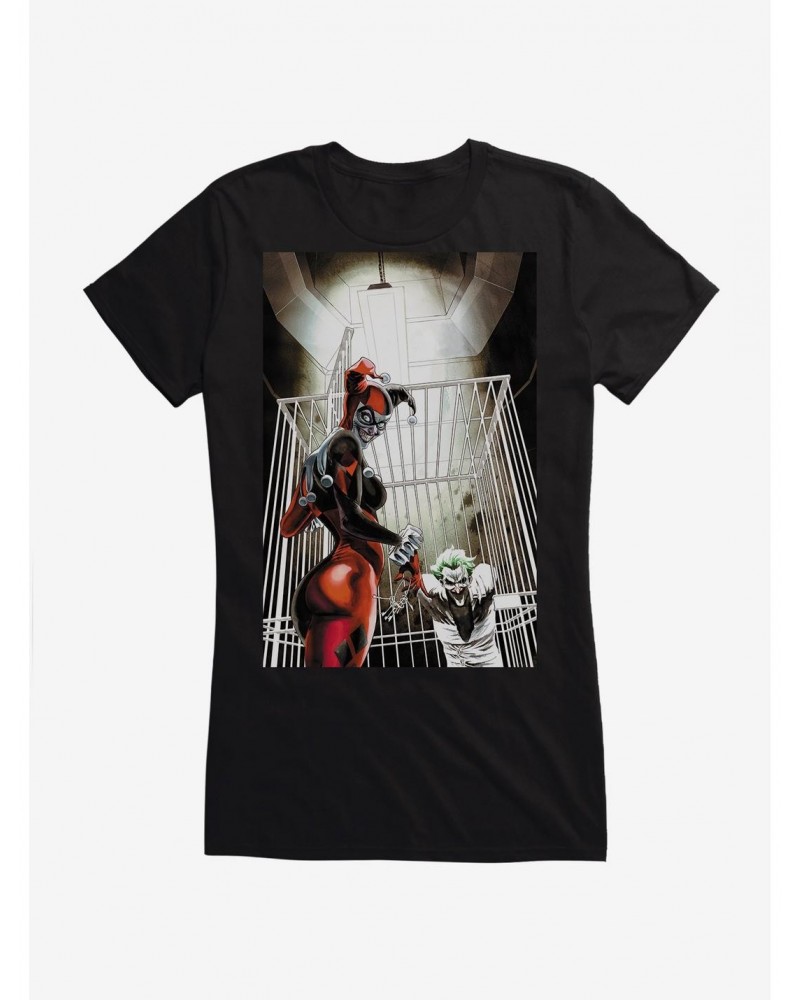 DC Comics Batman The Joker and Harley Quinn Cage Girls T-Shirt $11.95 T-Shirts