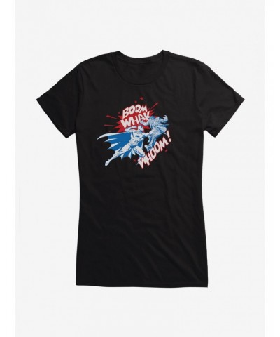 DC Comics Batman Americana Brawl Girls T-Shirt $10.21 T-Shirts