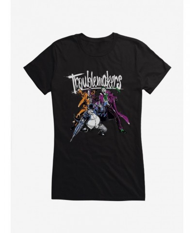 DC Comics Batman Villains Troublemakers Girls T-Shirt $10.21 T-Shirts