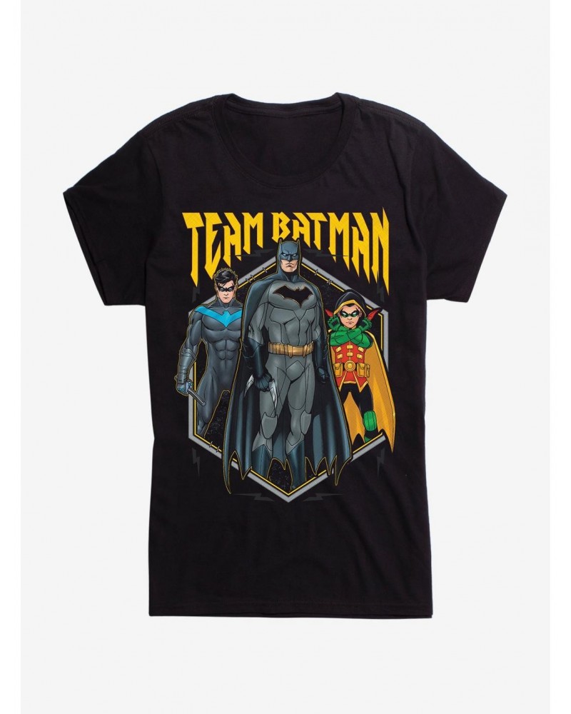 DC Comics Batman Team Batman Girls T-Shirt $9.46 T-Shirts
