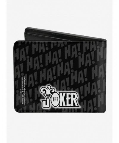 DC Comics The Joker Wine Glass Ha Ha Bifold Wallet $6.27 Wallets