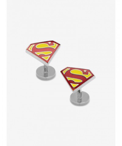 DC Comics Superman Shield Cufflinks $25.38 Cufflinks