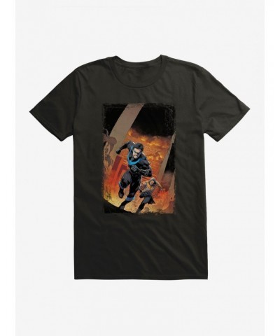 DC Comics Batman Burning City T-Shirt $7.41 T-Shirts
