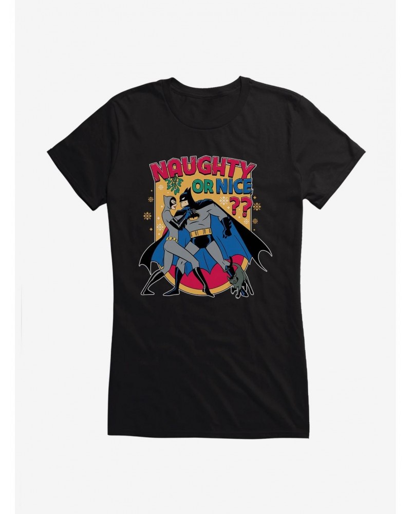 DC Comics Batman Naughty Or Nice Girls T-Shirt $8.47 T-Shirts