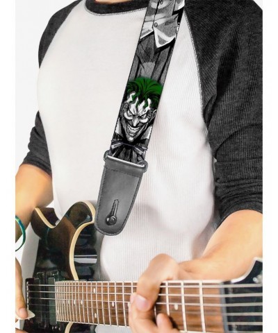 DC Comics Batman Joker Laughing Poses Wide Guitar Strap $9.21 Guitar Straps