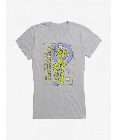 DC Comics Batman The Riddler Portrait Girls T-Shirt $7.97 T-Shirts