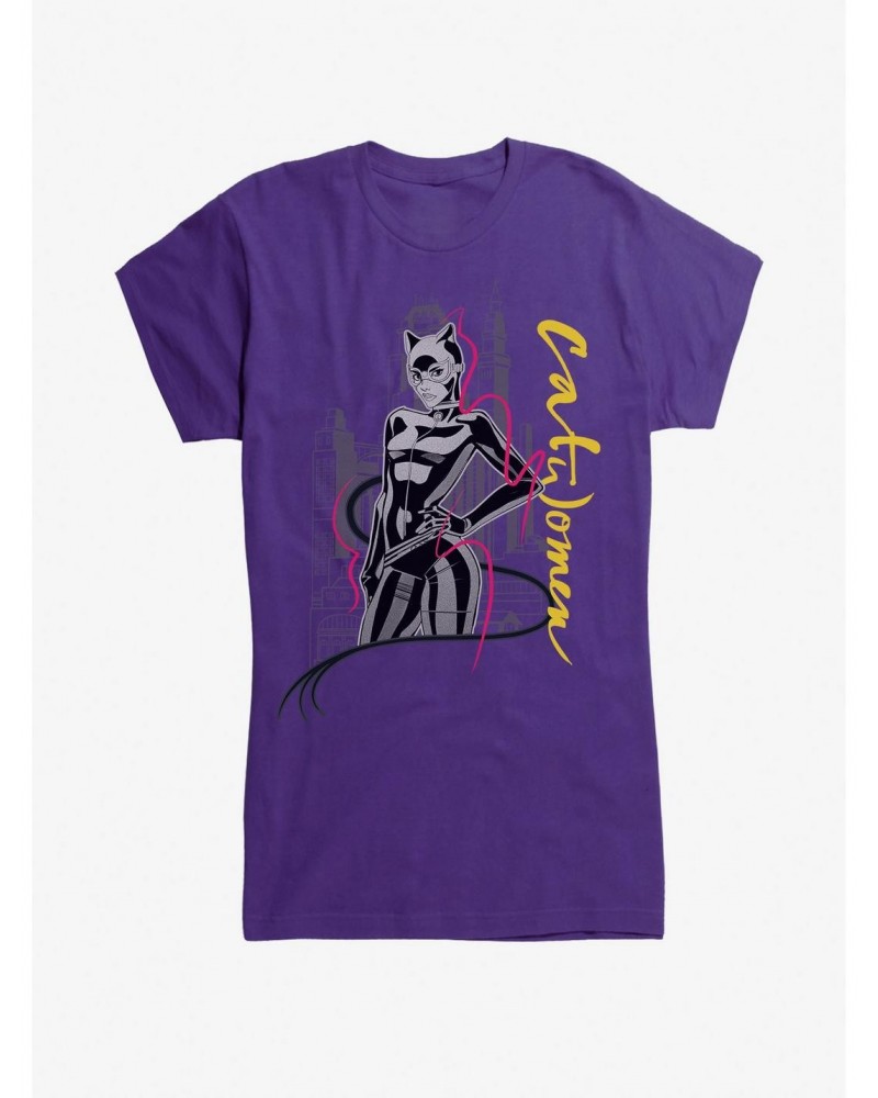 DC Comics Catwoman Pose Girls T-Shirt $11.95 T-Shirts