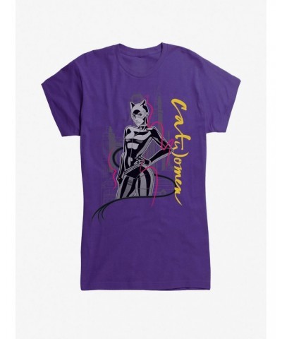 DC Comics Catwoman Pose Girls T-Shirt $11.95 T-Shirts