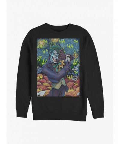 DC Comics Batman Joker Starry Sweatshirt $11.81 Sweatshirts