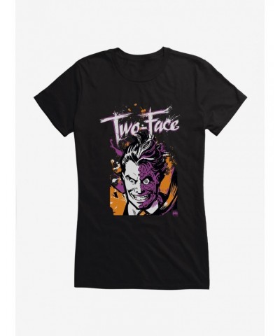 DC Comics Batman Two Face Girls T-Shirt $12.45 T-Shirts