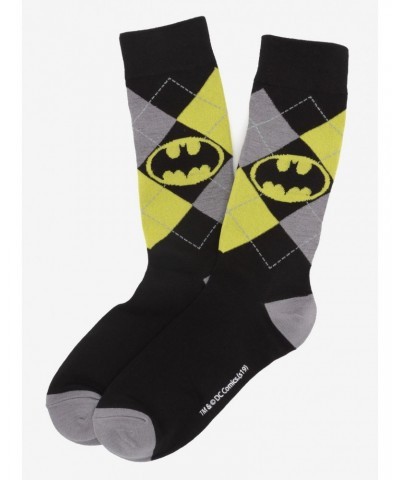 DC Comics Batman Argyle Classic Socks $6.17 Socks