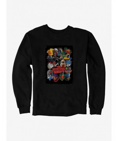 DC Comics The Suicide Squad Faces Sweatshirt $16.24 Sweatshirts