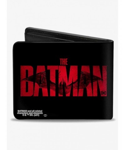 DC Comics The Batman Movie Bat Title Weathered Bifold Wallet $7.32 Wallets