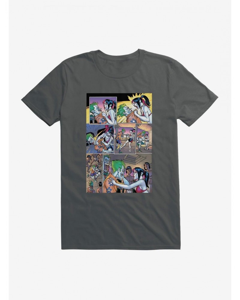 DC Comics Batman The Joker And Harley Quinn Comic Strips T-Shirt $9.56 T-Shirts