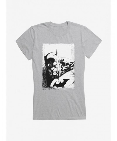 DC Comics Batman Sketch Portrait Girls T-Shirt $10.46 T-Shirts