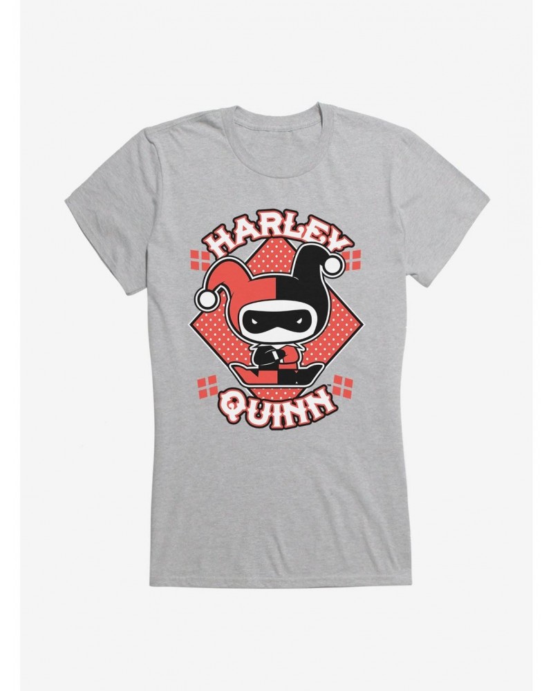 DC Comics Batman Chibi Harley Quinn Girls T-Shirt $8.47 T-Shirts