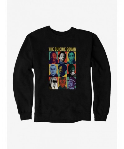 DC Comics The Suicide Squad Characters Retro Sweatshirt $14.02 Sweatshirts