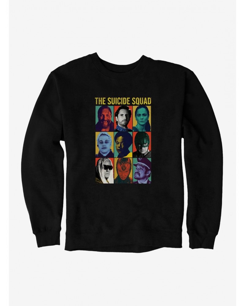 DC Comics The Suicide Squad Characters Retro Sweatshirt $14.02 Sweatshirts