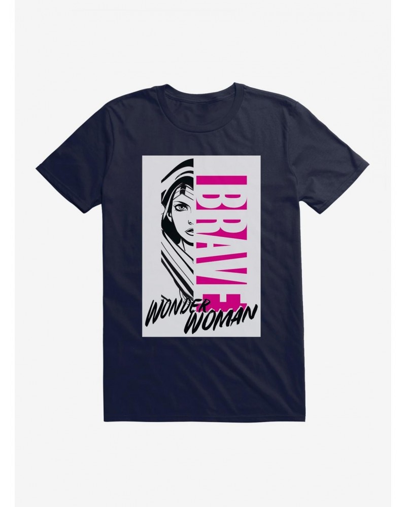 DC Comics Wonder Woman Brave Pink T-Shirt $9.08 T-Shirts